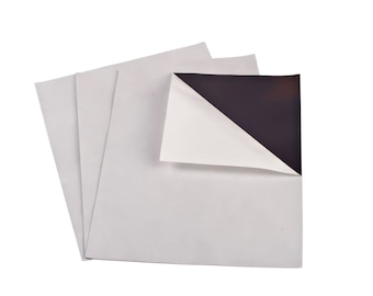 Outdoor/Indoor Acrylic Adhesive 8.5" x 11" 60 mil Magnetic Sheets - 5 Pack