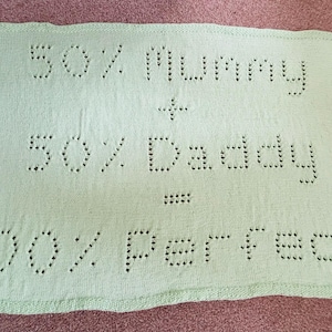Baby blanket- Handmade- newborn gift- nursery furniture, mummy and daddy blanket