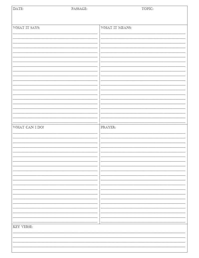 bible study worksheet etsy
