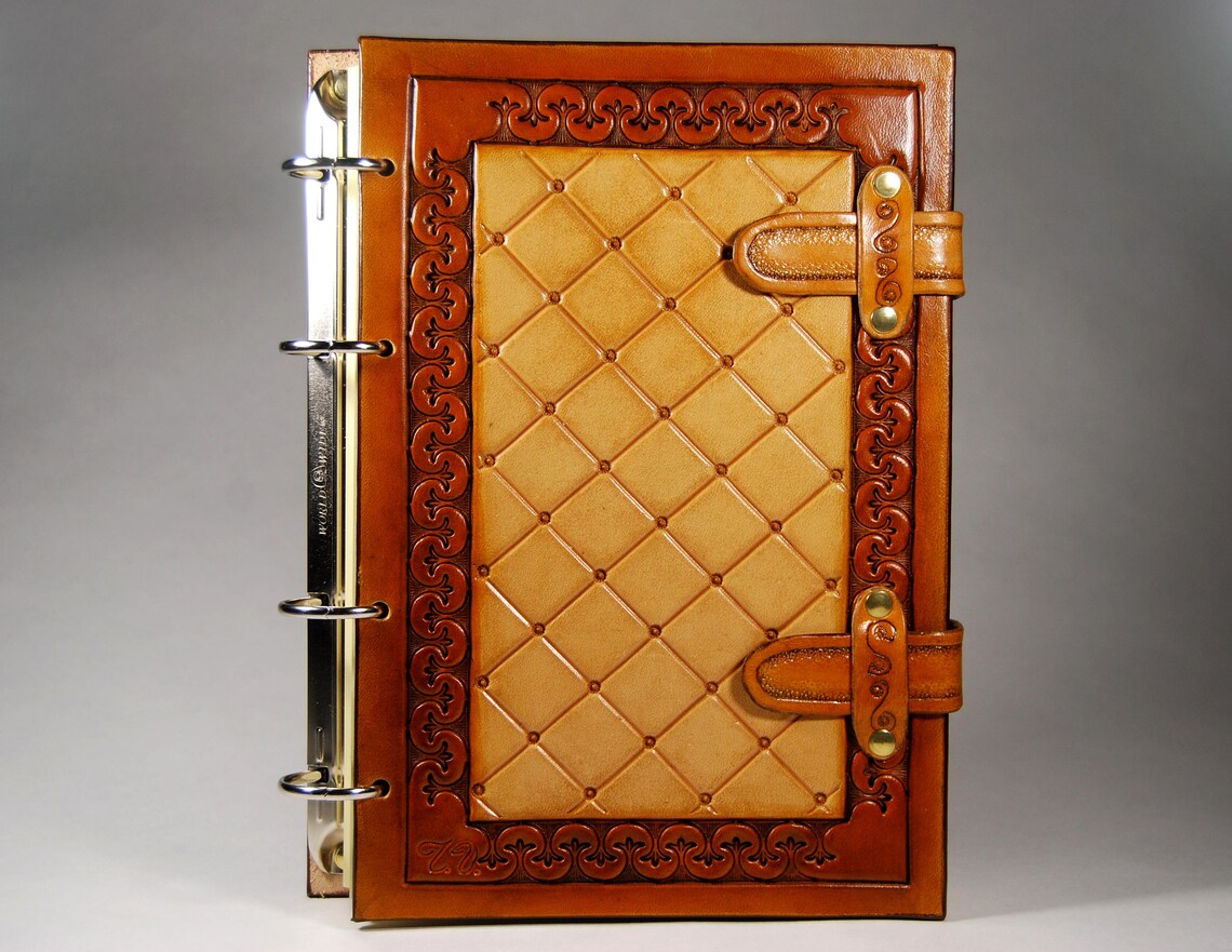 Vintage Lock Journal for Order Handmade Leather Journal Etsy