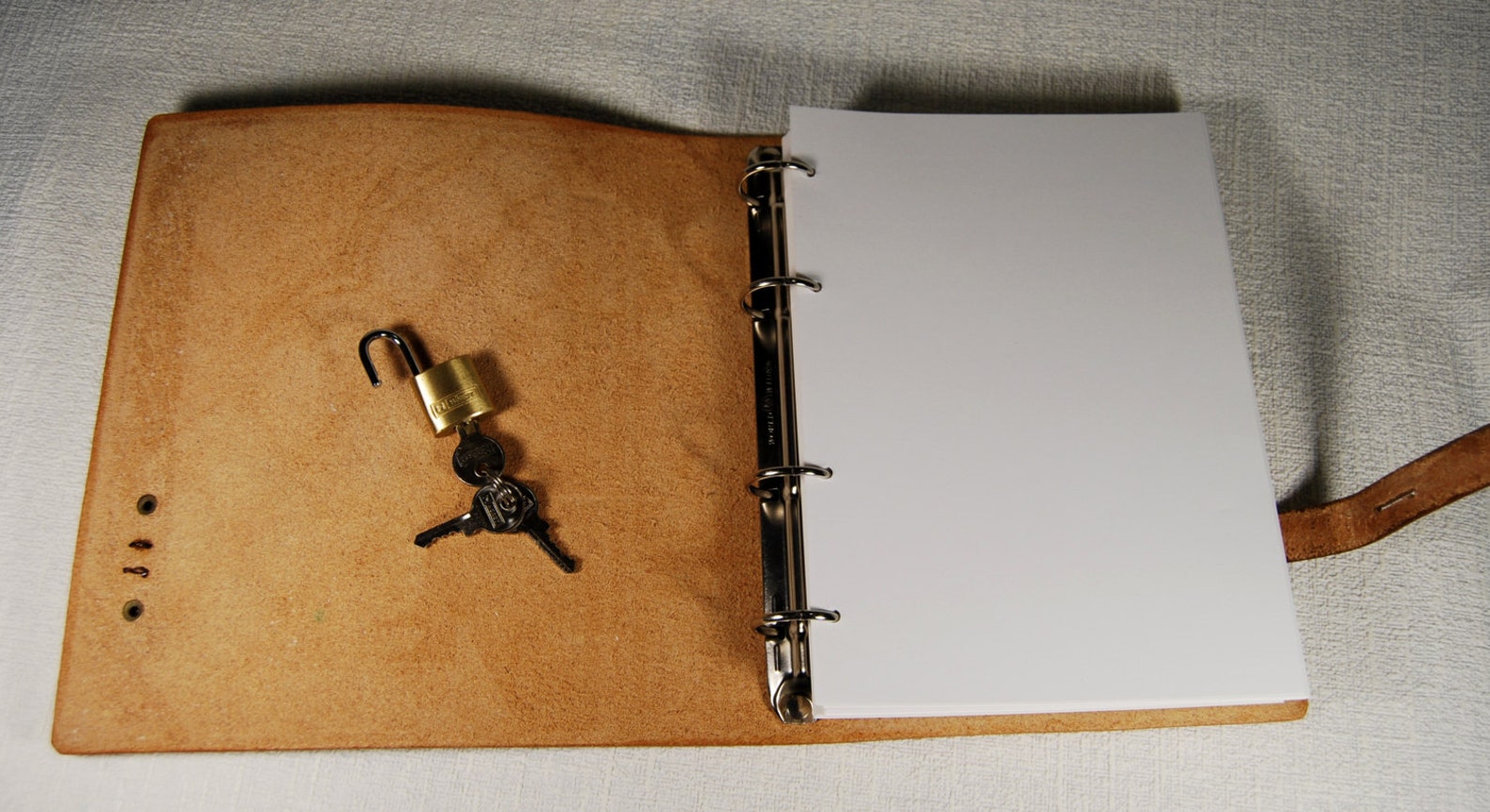 Lockable Journal Leather Journal Personalized Journal Custom Etsy