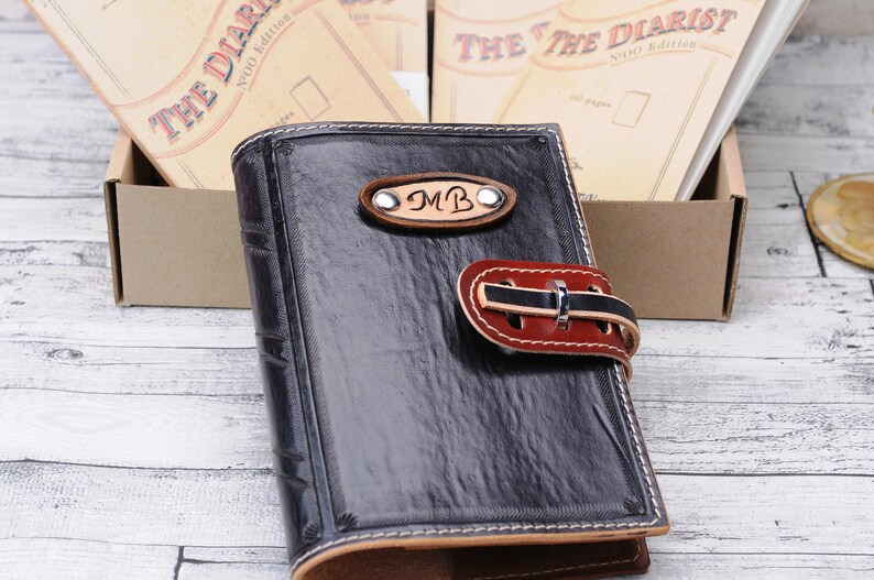 Small Leather Journal 5x7 Notebook Travel Sketchbook the Etsy