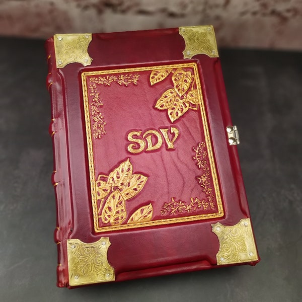 Leather Bound Book - Etsy