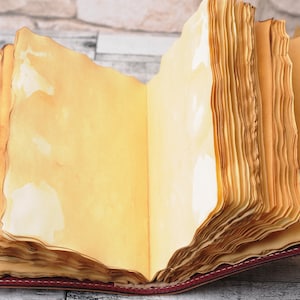 Blocco di carta invecchiato per diario A6 A5 A4