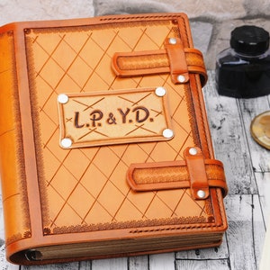 7x9 inches Leather Book A5 Leather Journal, Handmade Personalized Gift Journal, Notebook, Diary, Gift for Her, Gift for Him, TiVergy Book