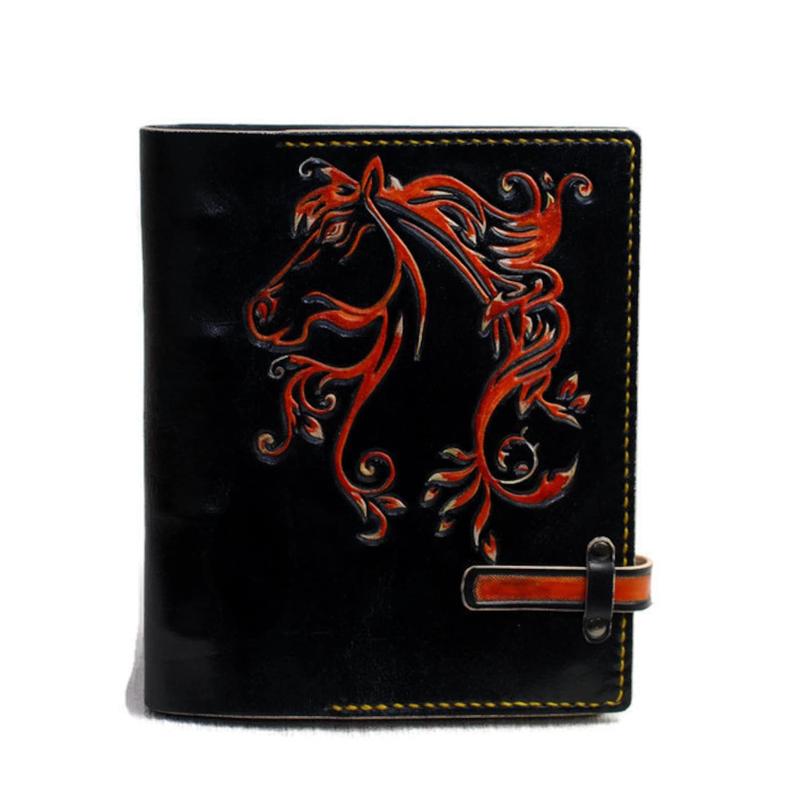 Horse Gift Leather Journal Personalized Journal Notebook Diary Etsy