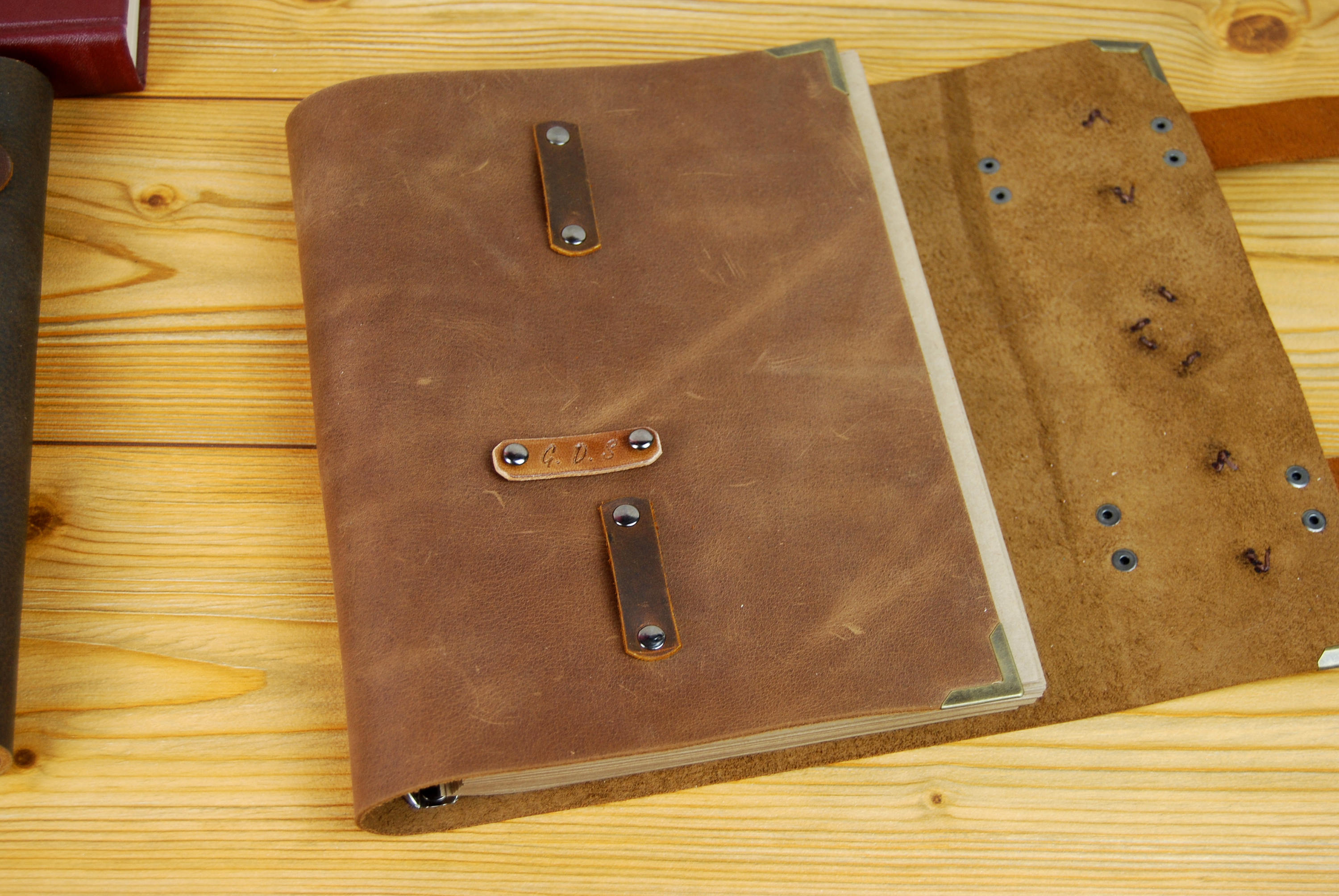 Personalized Leather Journal Handmade Leather Journal Etsy