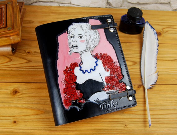 Custom Leather Journal Notebook Diary Travel Book Sketchbook Recipes Book Gift Journal Tivergy Book