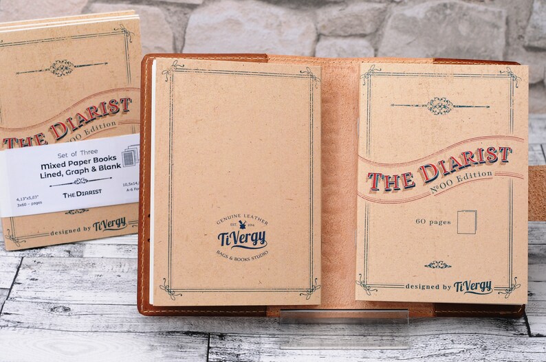 Small Leather Journal 5x7 Notebook Travel Sketchbook the Etsy