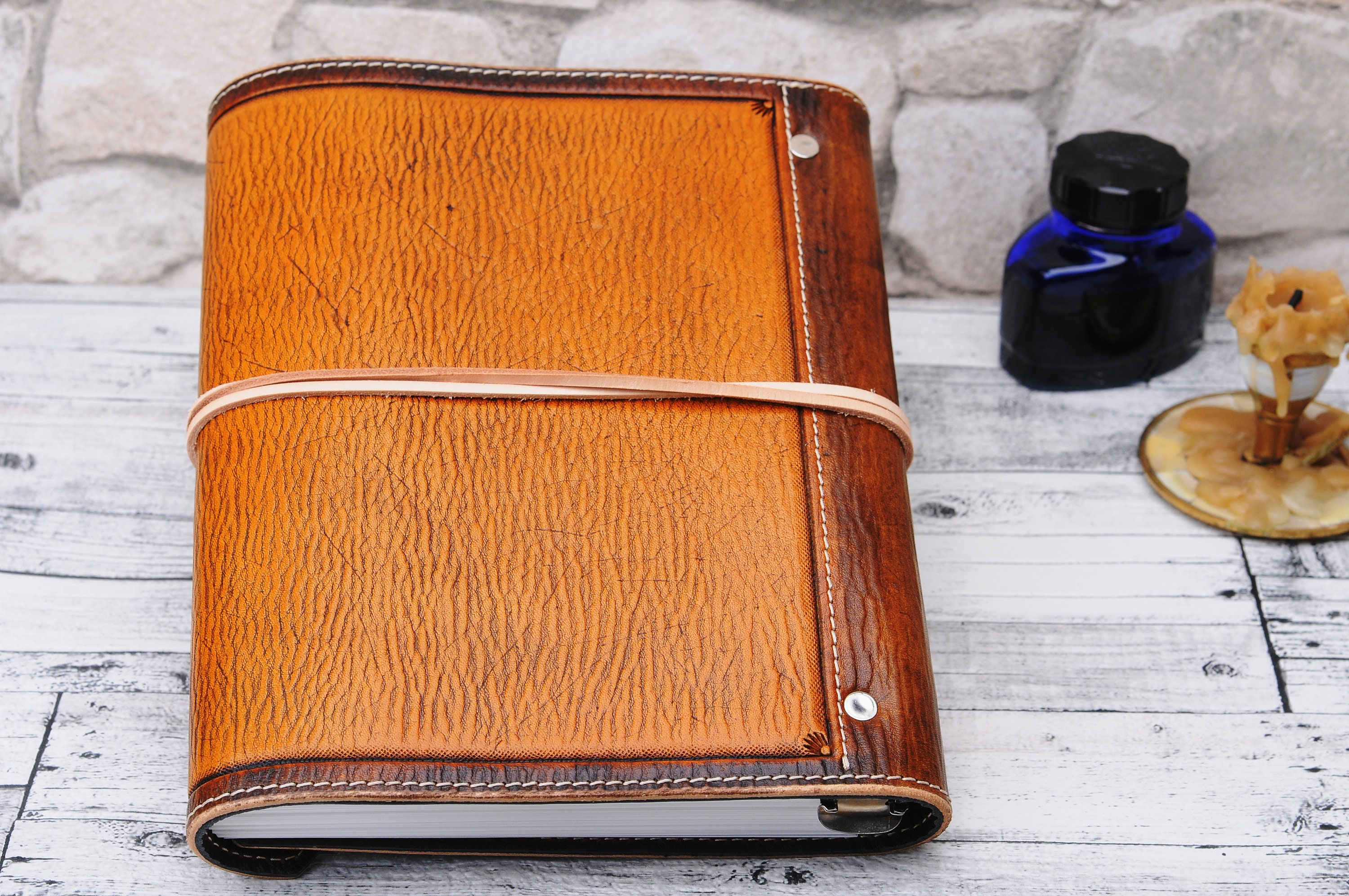 Handcrafted Unique Vintage Leather Journal for Men Women Etsy