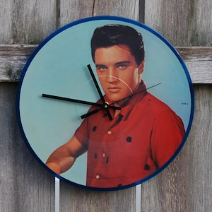 Elvis Presley &quot;Legendary Performer&quot; UpCycled LP Picture Disc Clock