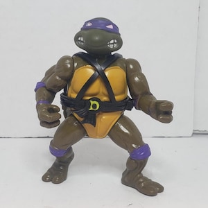 Playmates Vintage 1988 SOFT head Donatello action figure TMNT Teenage Mutant Ninja Turtles