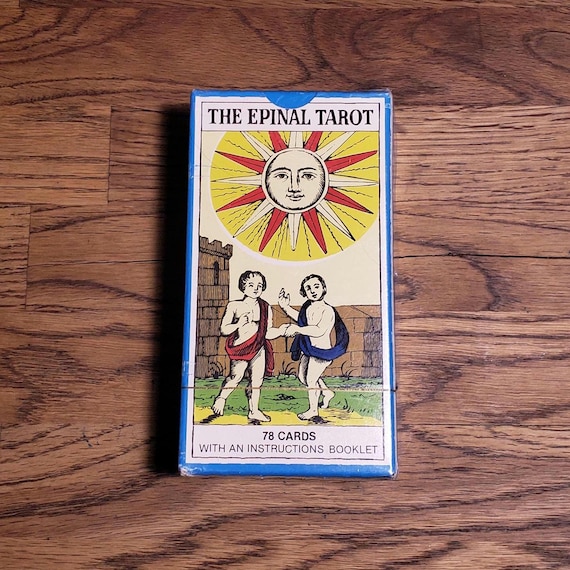 Vintage 1979 NEW SEALED old stock The Epinal Tarot Tarot D'Epinal Deck Cartomancie Grimaud France