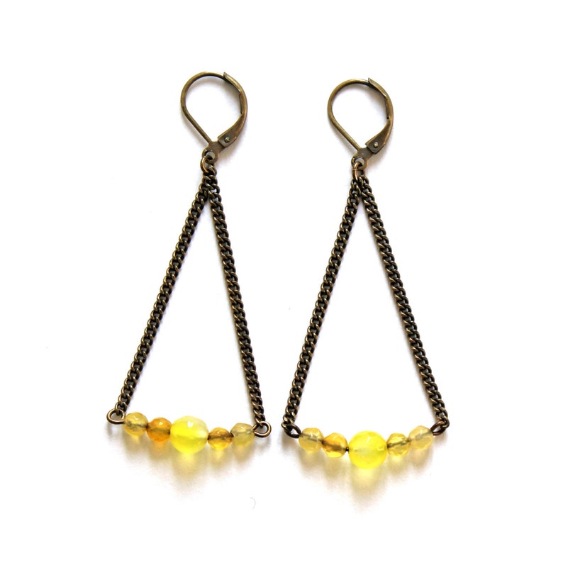 Pemberley jewelry earrings earrings jewelry Bohemian jewelry Gemstones /& brass 8 colors