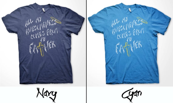 Christian Unisex Youth Poly/Cotton Blend T-shirt (Awesomeness)