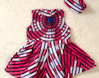 ankara gown for baby girl