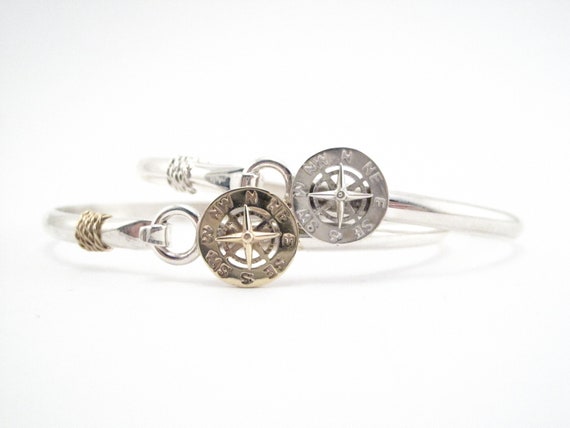 etsy compass bracelet