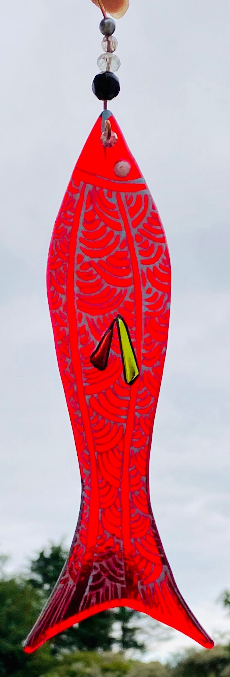 Fused Glass Fish Etsy UK