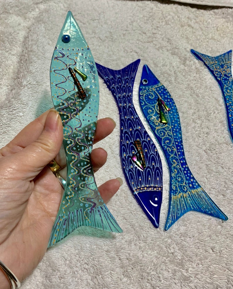 Fused Glass Fish Etsy UK