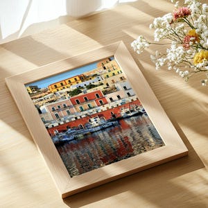 Italy travel photography - Colorful wall art - Ponza Italy Pontine Islands - Italy wall art - Italy photography - Colorful travel art print