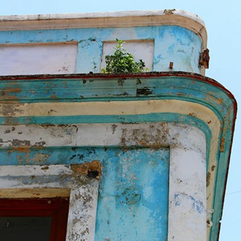 Colorful home decor Large travel wall art Cuba photography Havana photography Gallery wall decor Havana print set Square prints