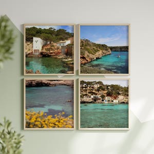 Ensemble d'affiches photographiques bord de mer Majorque (Espagne) - Affiches photo mer méditerrannéénne - Affiches déco grand format