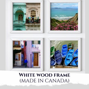FRAMES not including art Custom framing Standard frame sizes Wood frame Black frame White frame Ready to hang Gallery wall image 9