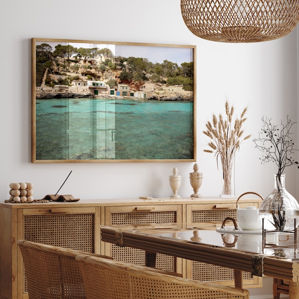 Impresión fotográfica de playa de Mallorca: Póster de la playa de Cala Llombards, Islas Baleares, España