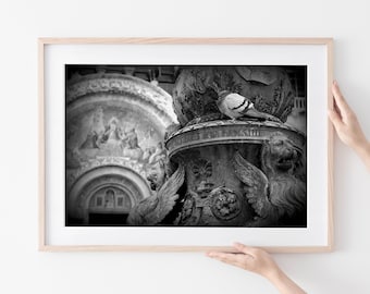 Venice photography - "San Marco" - Venice art print - St Mark Basilica - Architecture art - Pigeon - Travel photography - Italy wall art