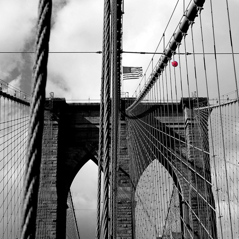 Black & white New York wall art print set Unisex Christmas | Etsy