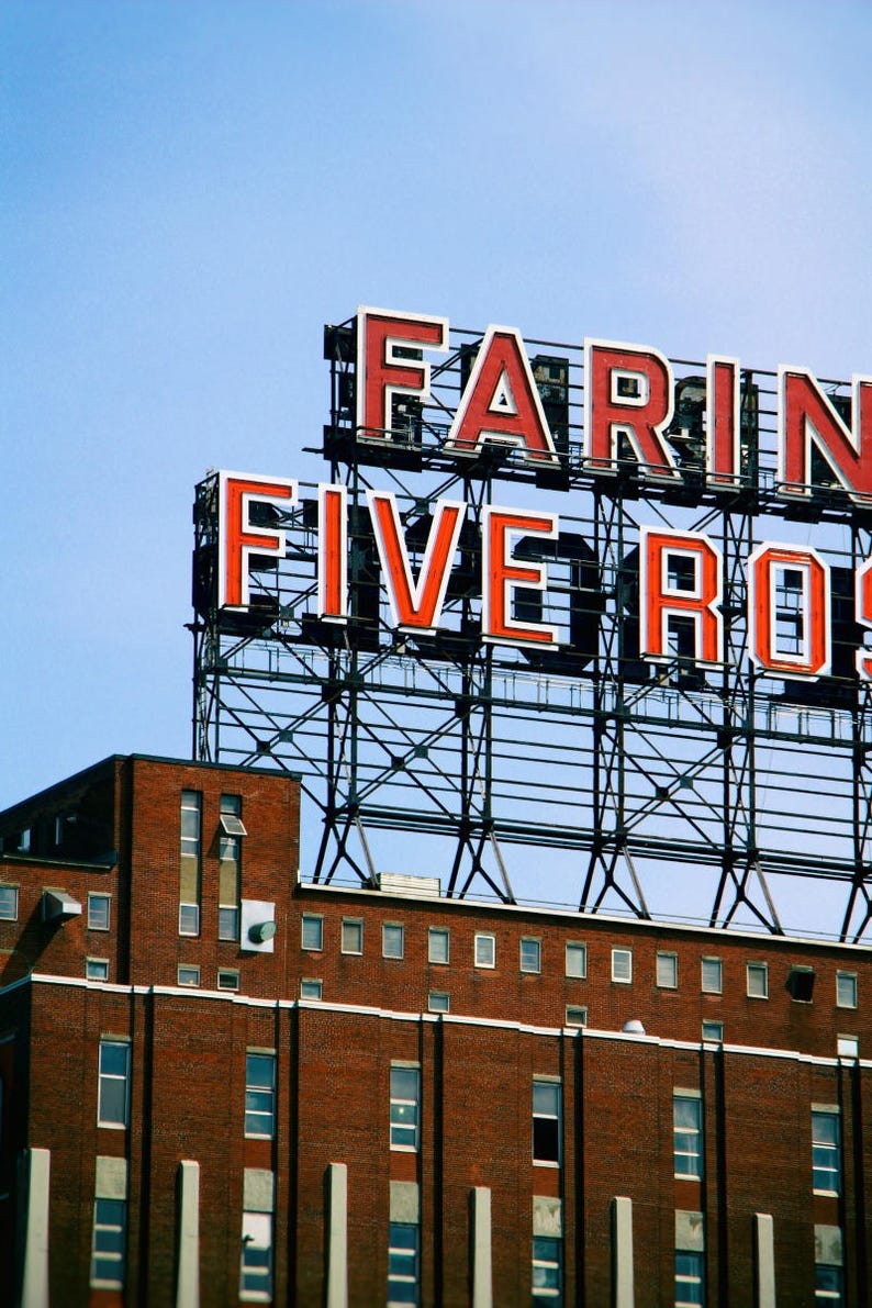 Farine Five Roses Montreal photography Architecture art Large urban wall art Montreal photo Home office wall art Montreal poster image 5