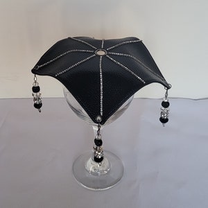 Wine Glass Covers/Beverage Covers Black