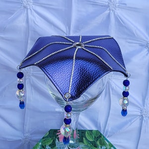 Wine Glass Covers/Beverage Covers navy
