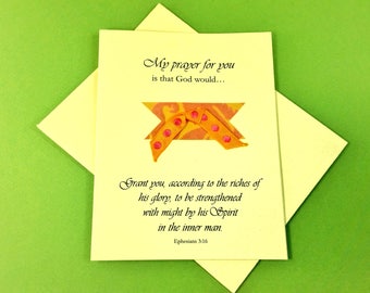 Inspirational Cards - Inspirational Friendship - Inspirational Greeting Cards - Note Cards Handmade - Christian Inspiration -Praying for You