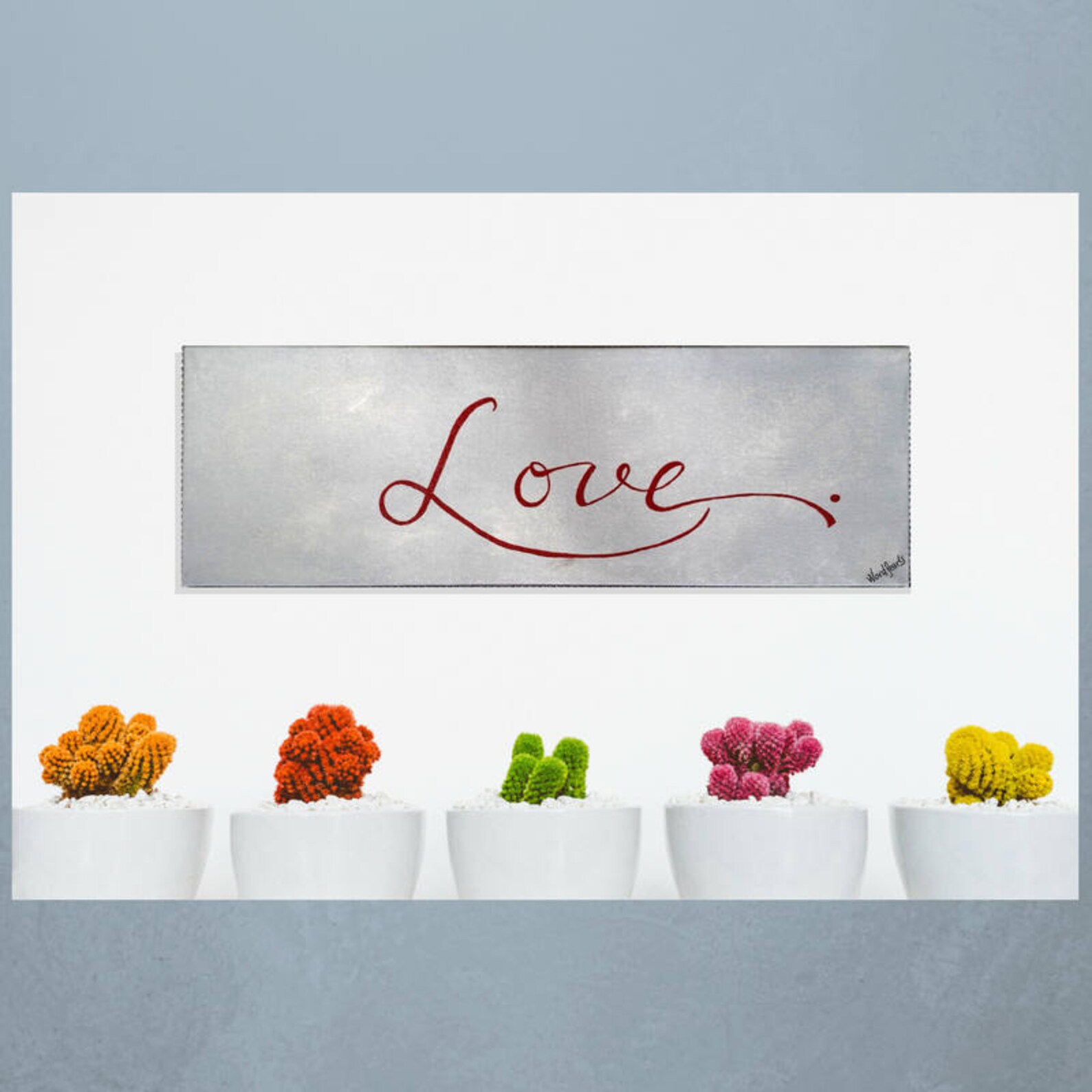 Script Art Script Wall Art Simple Art Script Sign Love Etsy