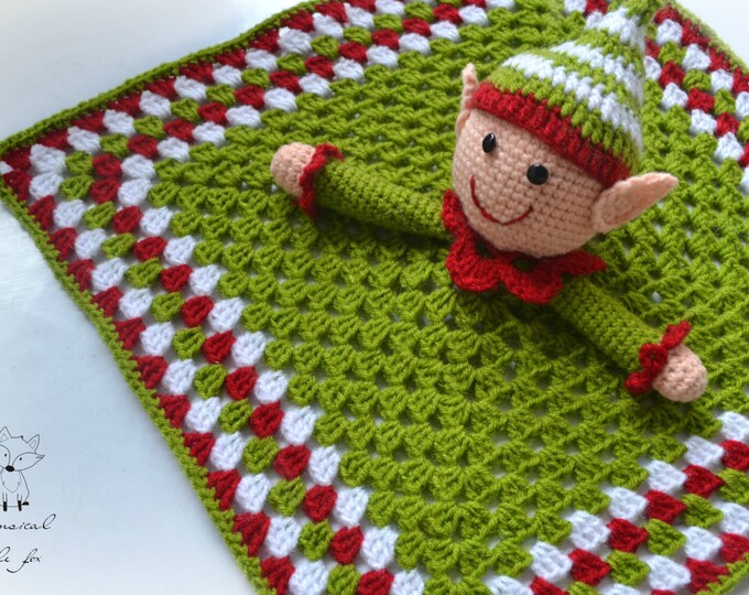 Crochet Security Blanket Pattern Crochet Lovey Pattern Etsy