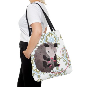 Opossum Tote Bag possum lover  bag