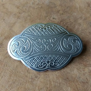 Vintage Silver Brooch - Dutch Jewelry
