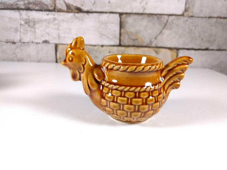 Vintage Easter Egg Cups Easter Bunny Chicken Set of 2 Etsy
