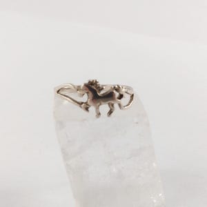 Anillo Caballo - Joyería Plata - Niño - Vintage - Pequeño - Animal - Equitación