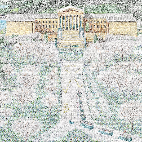 Philadelphia Eagles Parade Poster - Philadelphia Art - Eagles Decor - Gifts For Him - Man Cave - FREE SHIPPING - Eagles Gifts