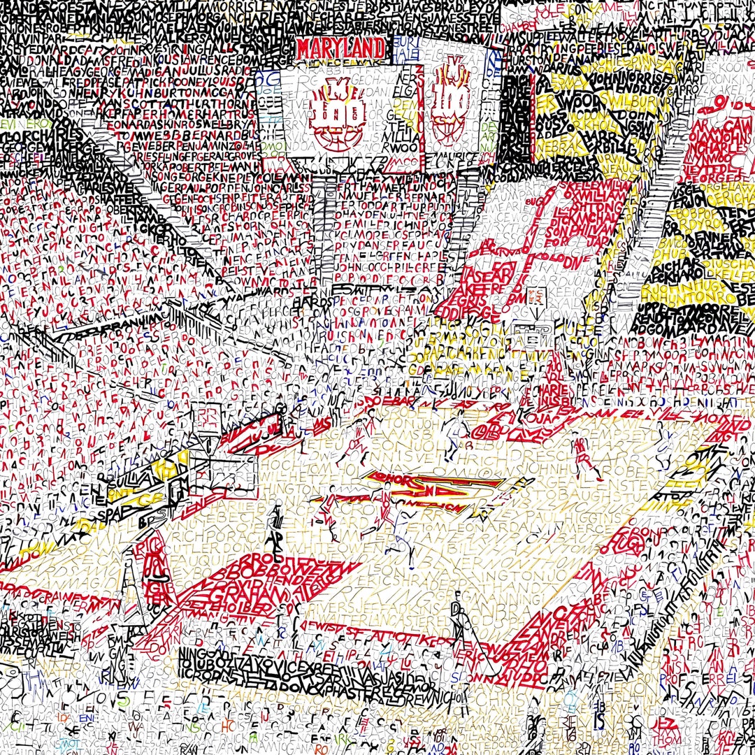 XFINITY Center Word Art Handwritten With Every University of