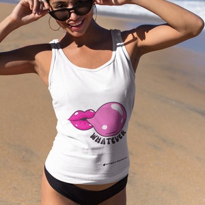 Whatever Tank Top, Ladies Racerback, Whatever Tank Top, Attitude Tank, Mood Tank Top, Moody Tank Top