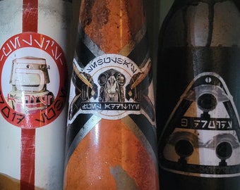 Podracer Motor und Droid Care Produktaufkleber (3er-Set) - Star Wars inspiriert