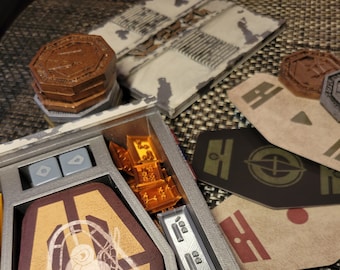 Das Spielerset (Sabacc-Set-Aufbewahrungsbox) – inspiriert von Star Wars