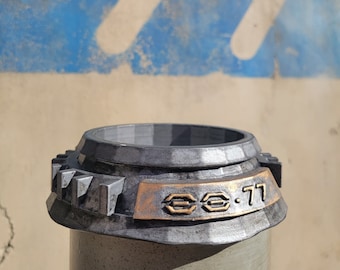 Base para droide de unidad BB con placa de identificación personalizada, inspirada en Star Wars