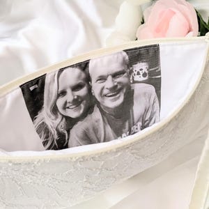 Custom Photo Clutch, Personalized Bride Purse, Photo Clutch, Mother of the Bride Purse, Mother of the Groom Clutch, Wedding Photo Purse
