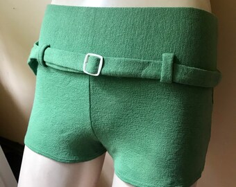 yellow hot pants shorts