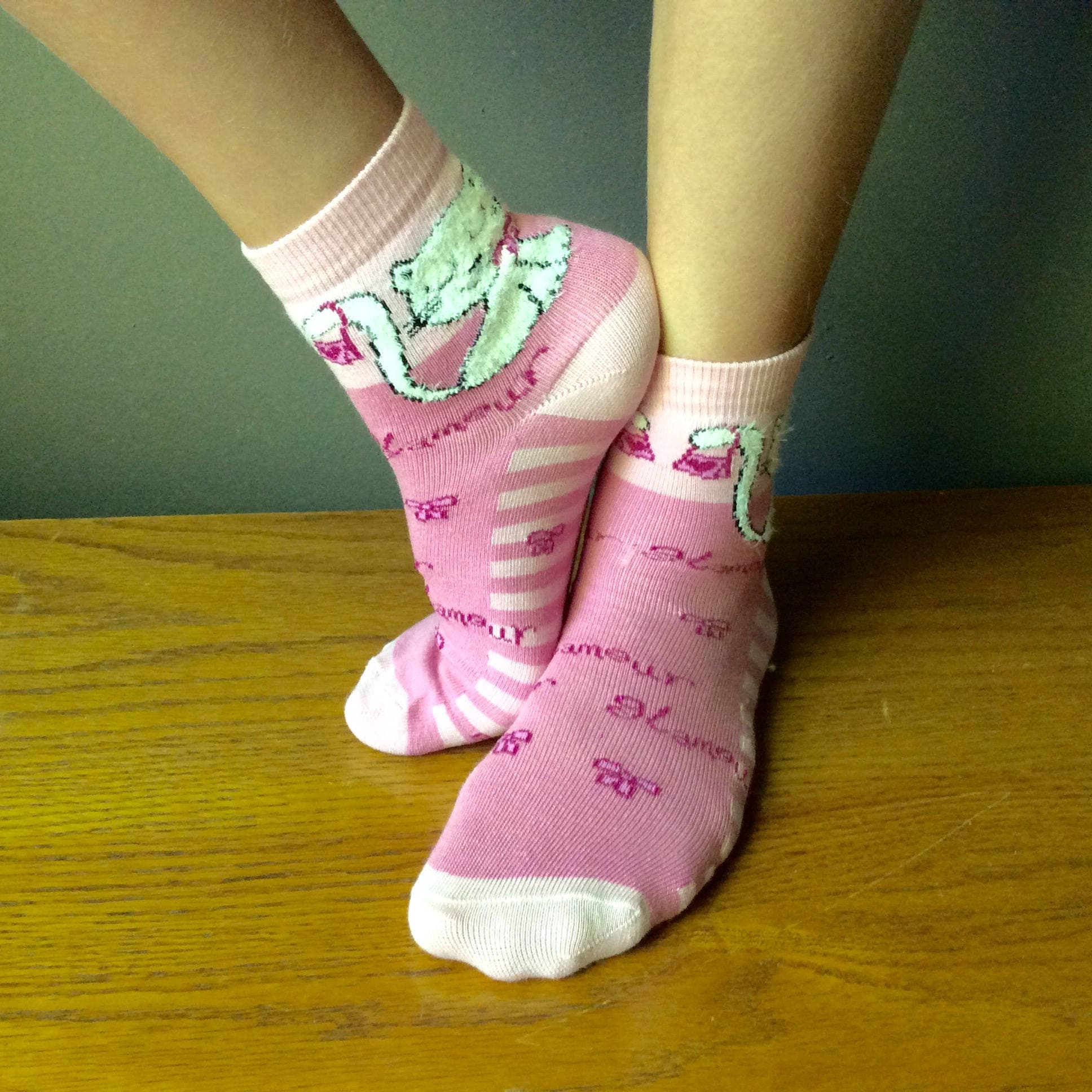 Cotton Socks With Cats Girls Socks High Quality Cotton Socks Etsy UK