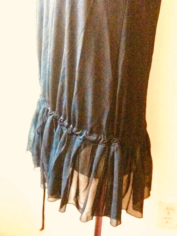 Ladies Sleeveless, Sheer Ruffle Top, Beautiful Ve… - image 3